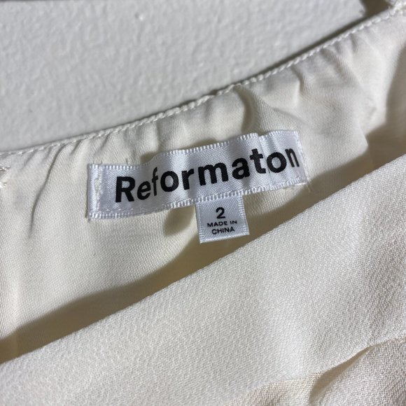 🍭🍭SALE🍭🍭Reformation Butterfly Dress in Ivory - Picture 12 of 15